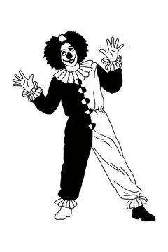 Clown vector illustration