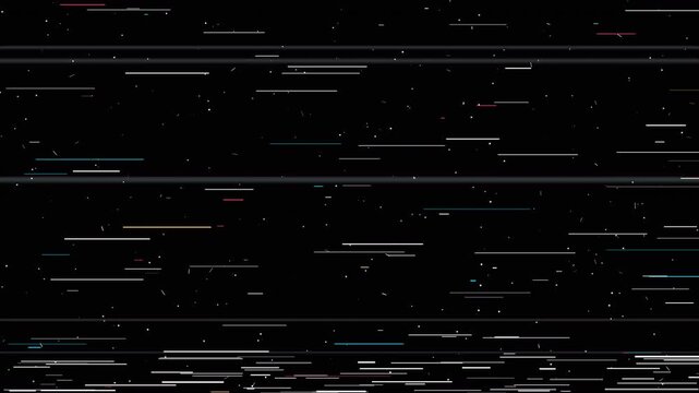 glitch static vhs noise overlay with vintage analog tape distortion lines on a dark monitor screen
