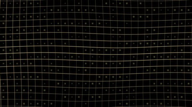Golden textured weave moving slowly in darkness with copy space for text overlay and branding applications