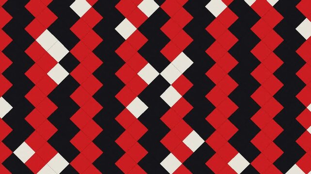 Harlekin-diamant-muster-hintergrund in Rot und schwarz nahtlose