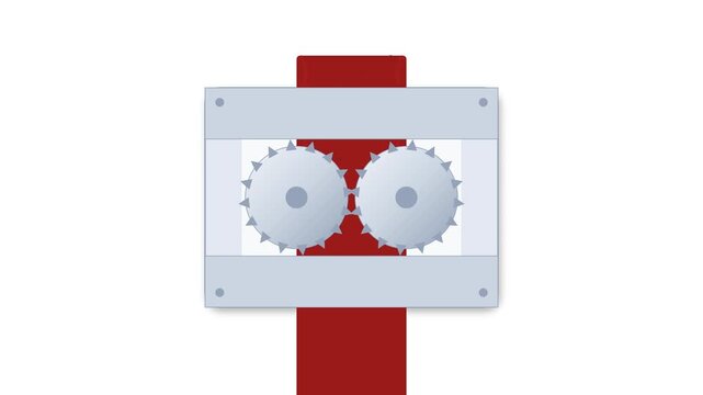 Commercial Electric Meat Tenderizer Roller Mechanism with Surgical Cutting Combs and Safety Gears