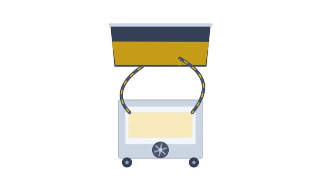 Commercial Deep Fryer Oil Filtration Cart Automated Circulation and Clarification System