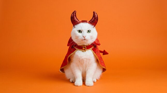 Feline devil costume festive character fun