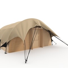 3d Render Military Tent Grade Shelter for Harsh Weather and Expeditions Sheltent © SR 3D VISUAL
