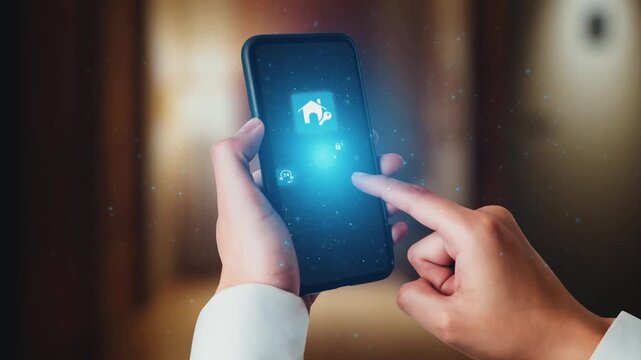 Home security icons show smart home, surveillance, and safety devices. Home security ensures monitoring, home security protection, and smart access. Gist