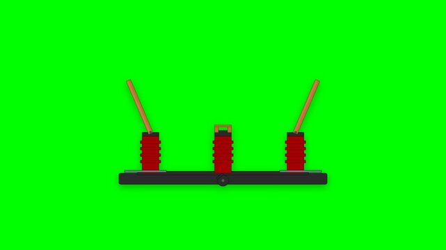 Motorized Industrial Busbar Disconnect Switch with Dual-Break Copper Blades and Grounding Mechanism