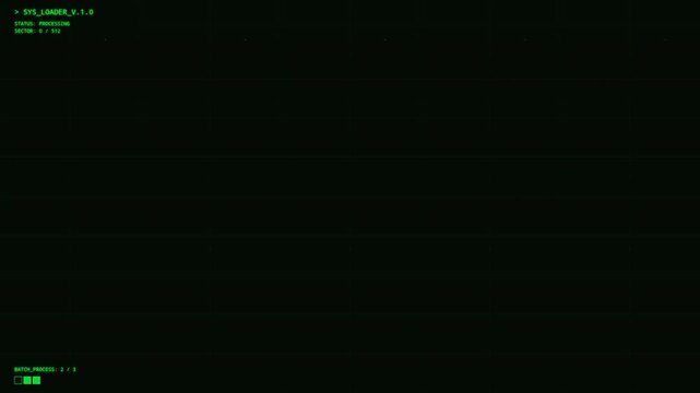Retro Floppy Disk Loading Animation Sequence Digital Progress Bar Interface
