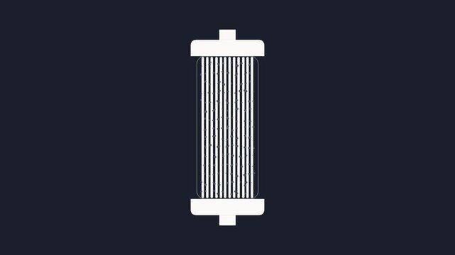Industrial Hollow-Fiber Microfiltration Membrane Backwash Pulse Manifold Animation