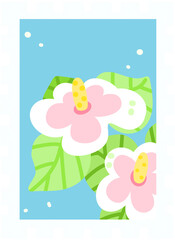 hibiscus stamp © 민 영