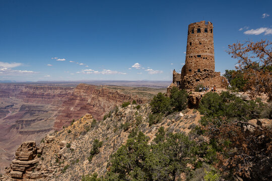 Desert View Watchtower at Grand Canyon National Park 