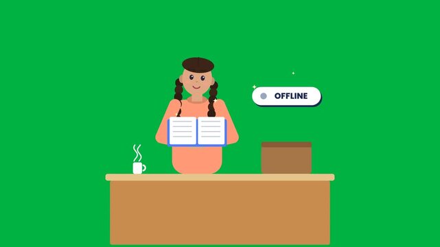 Great Offline Unplug 2D Greenscreen