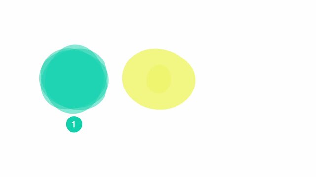 animated video of business plan infographic 3 and 8 steps template, multi color shape for strategic planning, business presentations and reports