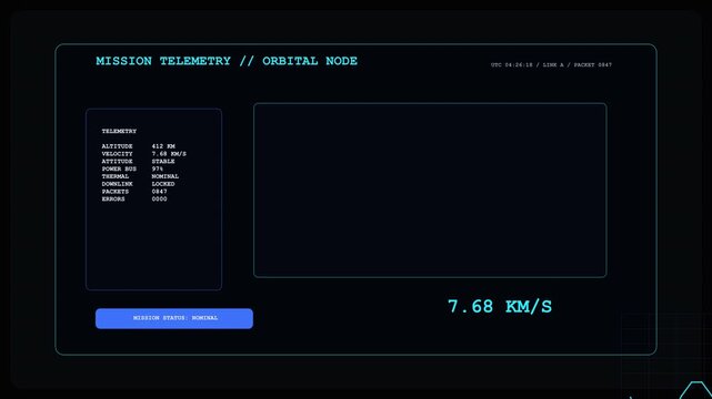 Old Computer Terminal Digital Dashboard Interface With Data Metrics For Financial Monitoring User Interface