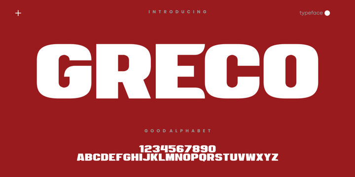 Bold Sans Serif Display Font for Sport Logo Branding and Strong Typography
