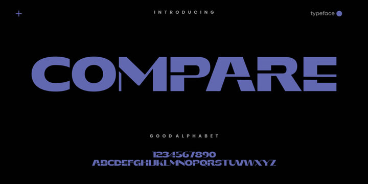Bold Geometric Display Font for Modern Technology Logo and Branding