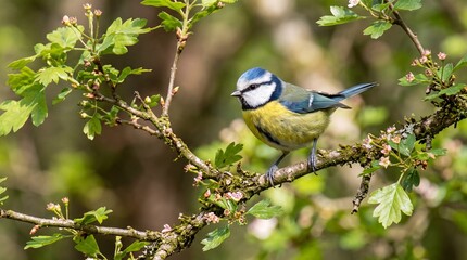 blue tit on branch © creative idea 