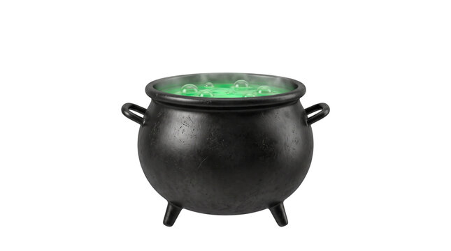 Halloween Witch Cauldron with No Background, Transparent PNG