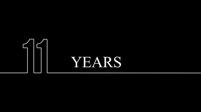 11 YES word in different changing fonts - stop motion loopable footage.