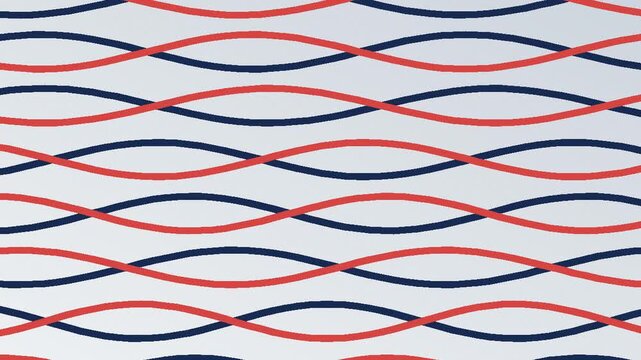 Seamless loop navy and white nautical rope pattern background