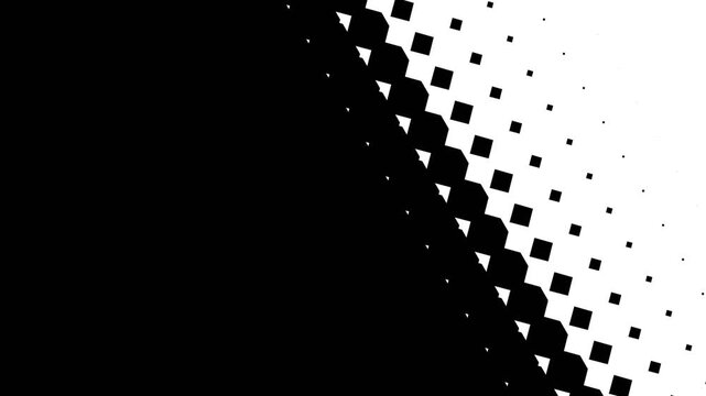 Diamond Mosaic Sweep Transition Mask Tiles Luma Matte Black White 4K