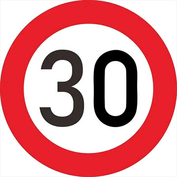 speed limit sign