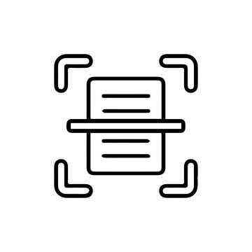 Document scanning icon