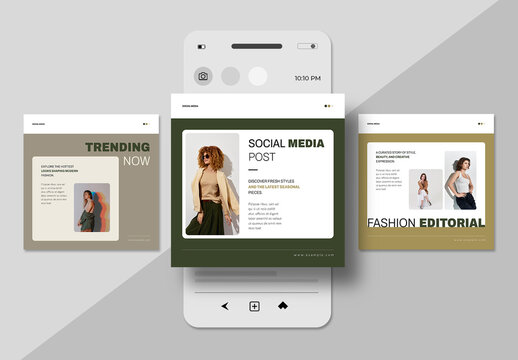 Social Media Posts Layout