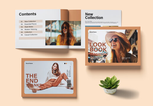 Modern Lookbook Magazine Template