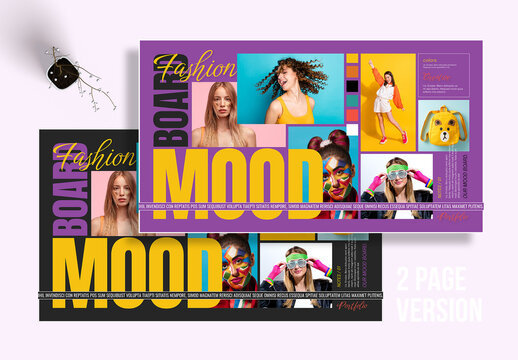 Fashion Mood Board Template