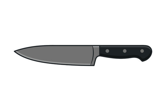 Chef Knife Vector Illustration