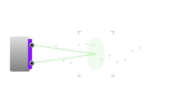 Laser Doppler Anemometer Optical Intersection Volume with Coherent Green Beams and Interference Fringes