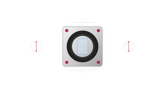Automated Faraday Rotator Laser Optical Cavity Mount with Terbium Gallium Garnet Crystal 45-Degree Polarization Shift