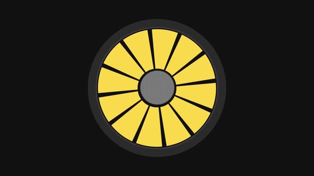 Internal Bridge Stay-Cable Radial Damper Ring with Safety Yellow Elastomeric Wedges and Steel Strand Animation