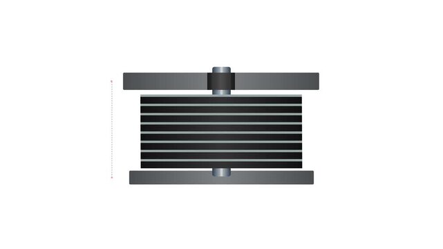 Structural Elastomeric Bridge Bearing Shear Pin Assembly with Alloy Steel Pin and Graphite Bushings