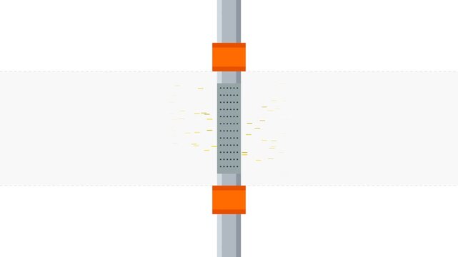 Subterranean Borehole Uranium Leaching Well Screen Packer Technical Animation
