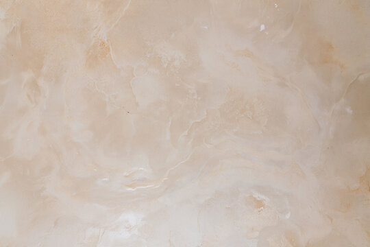 Elegant Venetian Plaster Texture Beige Marble Effect Background