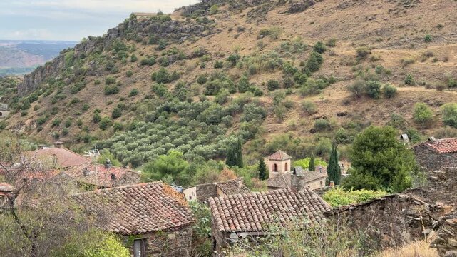 Patones patones de arriba ancient village houses in spain