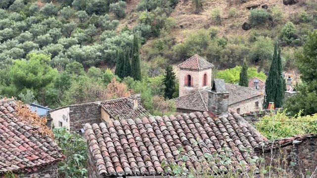 Patones historic stone village of patones de arriba in spain