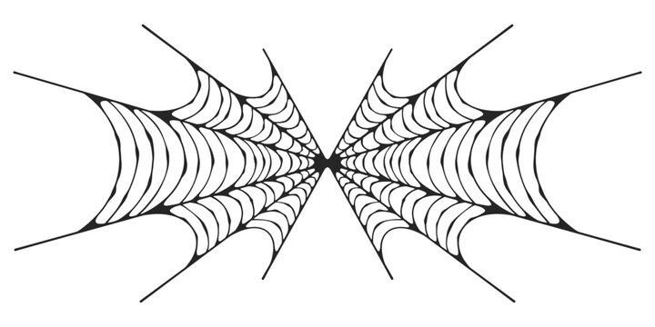 spider web vector, Spooky halloween spider web vector eps