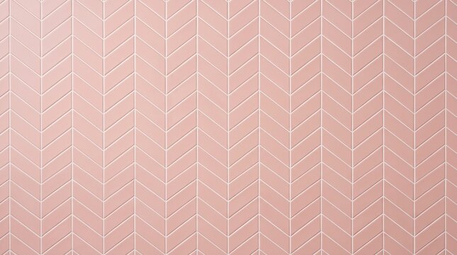Blush Pink Chevron Subway Tile Wall Texture
