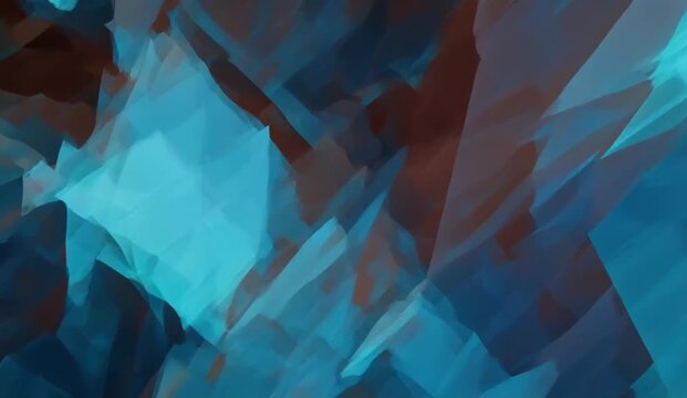 abstract geometric animation featuring a sophisticated repeating pattern of interlocking triangles in vibrant blue, deep maroon, and rich indigo