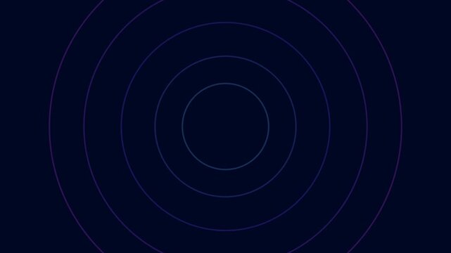 Kinetic Typography Animation Featuring Indonesian Text Ide Jadi Gerak with Circular Wave Background