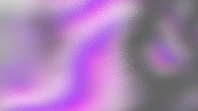 Muted grey and neon pink fluid gradient background animation. Loop noise gradient background