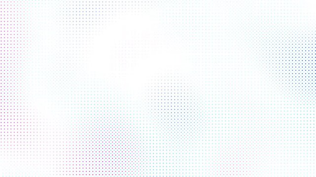 Abstract technology corporate background blue and pink digital dots and grid looping texture