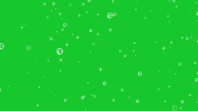 Water bubbles rising up and exploding. Loopable with alpha matte.soap water bubbles background.
Underwater bubbles transparent ovelay on chroma key green screen,Slow motion of soap air bubbles. 