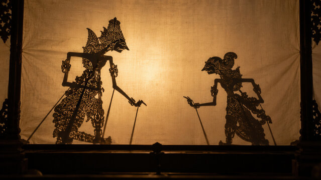 Amber Wayang Kulit Shadow Play