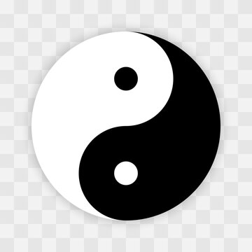 Illustrating the yin and yang symbol, this design depicts two interlocking shapes representing opposing forces. The black and white halves embody balance and harmony in life.
