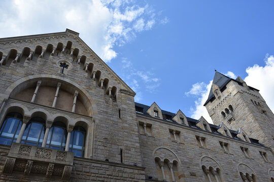 Imperial castle (Zamek Cesarski) in Poznan town, Poland. Historical landmark