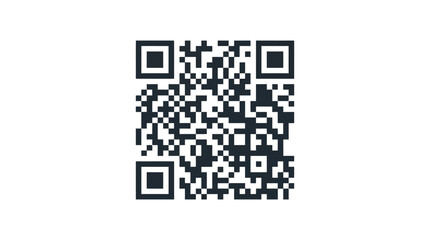 Fototapeta premium Modern digital qr code vector illustration for mobile scanning technology