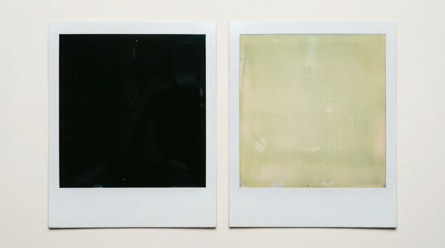 A pair of roller window shades are shown with varying degrees of light filtering opacity on a white wall